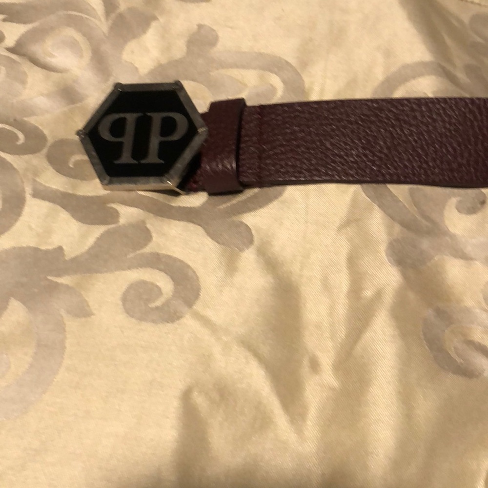 Philipp Plein slightly used leather belt🔥🔥🔥🔥🔥